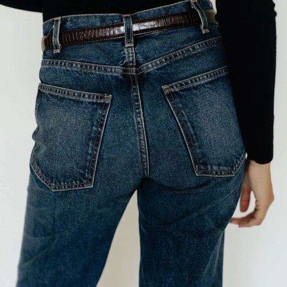 NEW NILI LOTAN women's mitchell jeans in simon wash - Picture 6 of 6